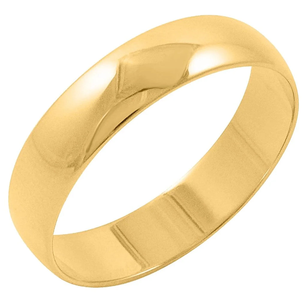 10K Yellow Gold Wedding Band Ring Size 12.5 J93723
