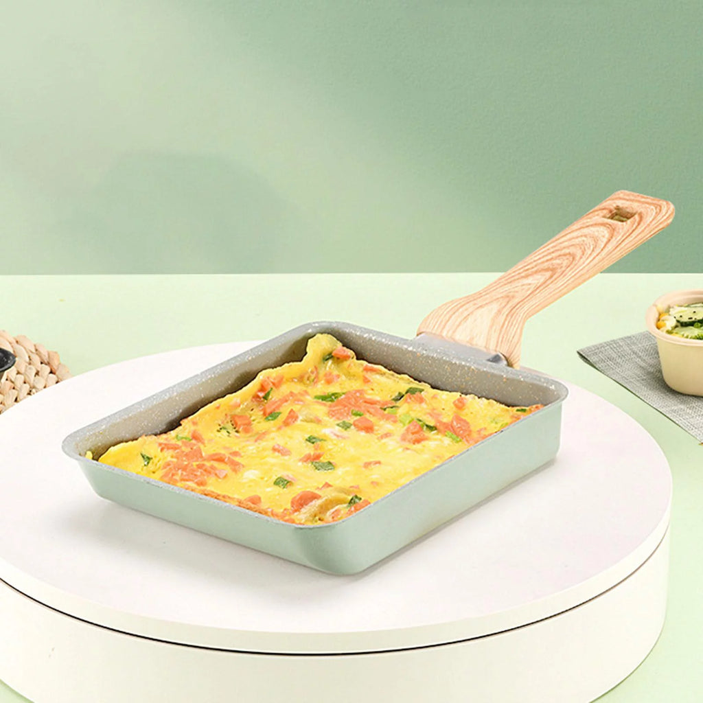 Green Non Stick Rectangle Skillet G175