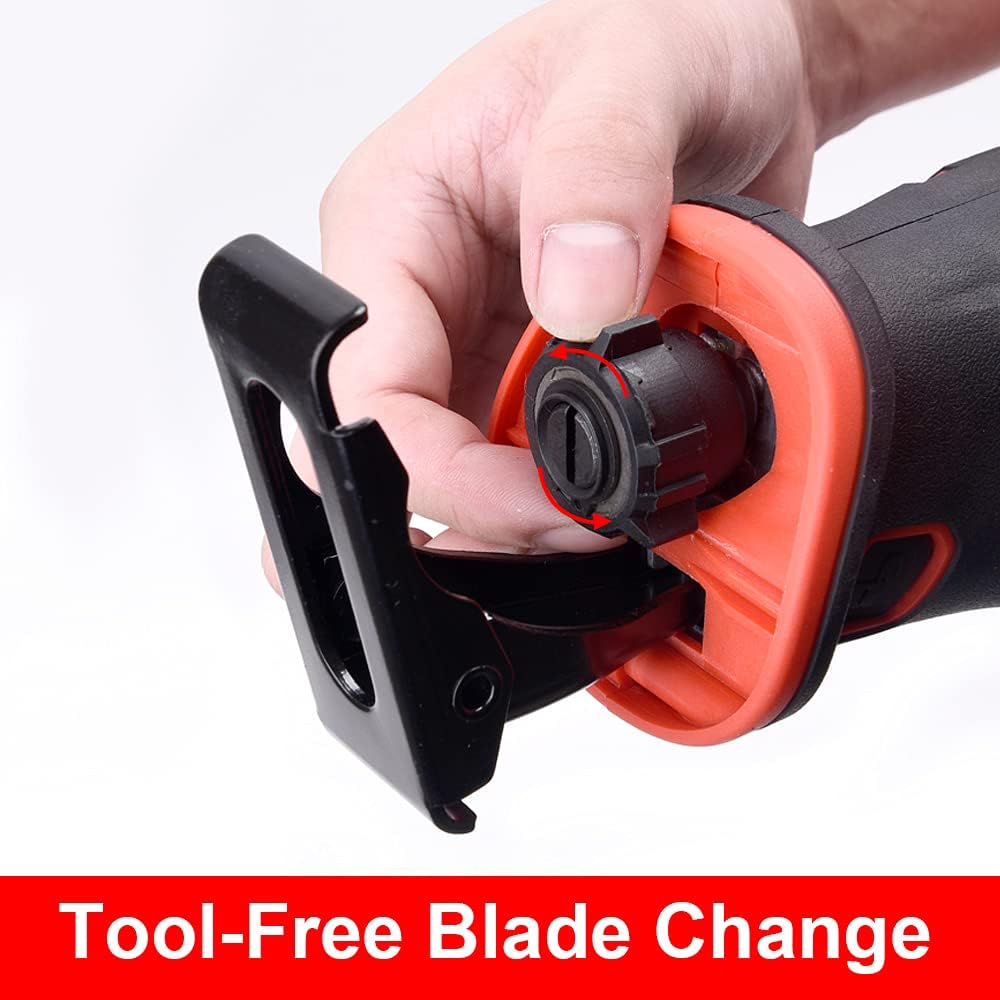 21V Cordless Reciprocating Saw with Battery and Charger X191