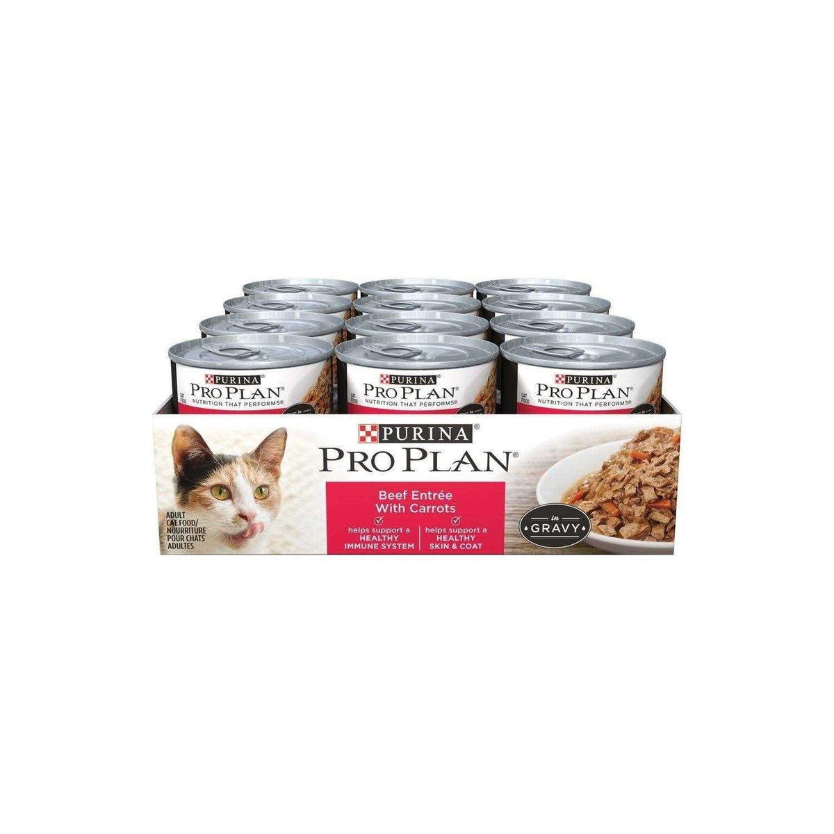 Beef & Carrots Entree in Gravy Canned Cat Food U41146