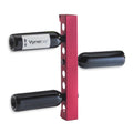 8 Red Bead Blast Vertical Wine Rack T950964