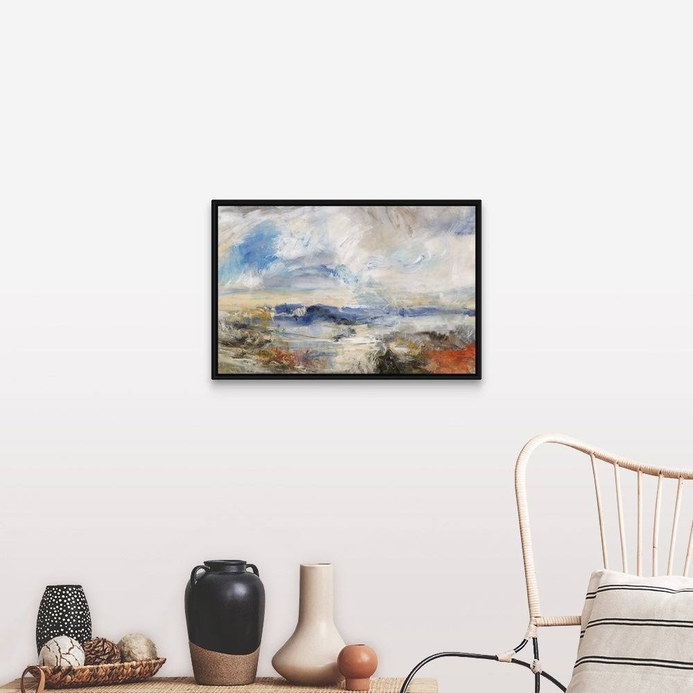 Black Float Frame Canvas Art - 30 x 20 Y922552