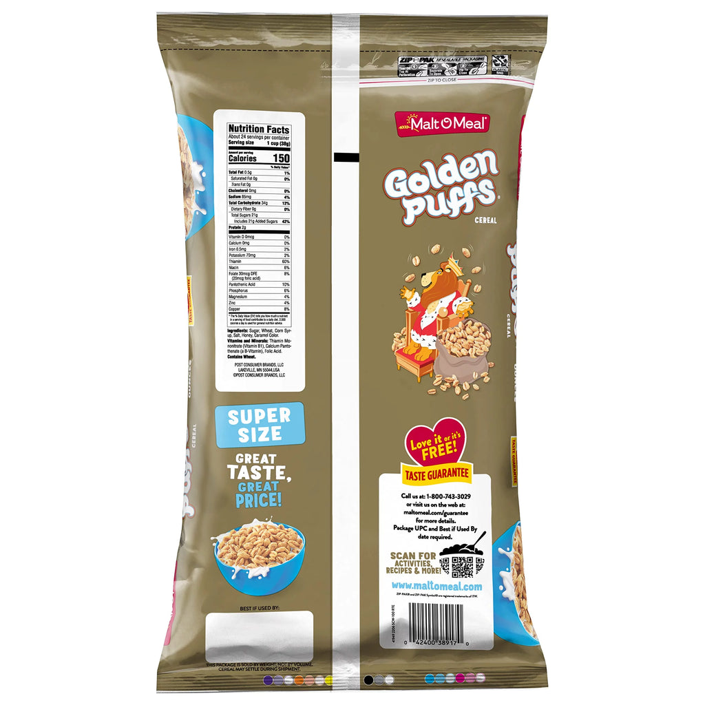 Family Size Cereal, (Pack of 4) Q8724