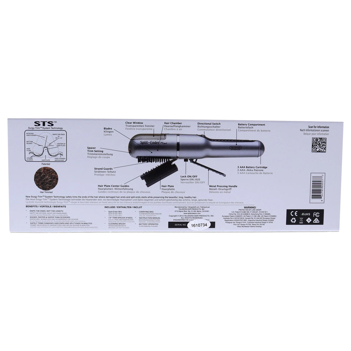 Portable Split End Hair Trimmer G6204