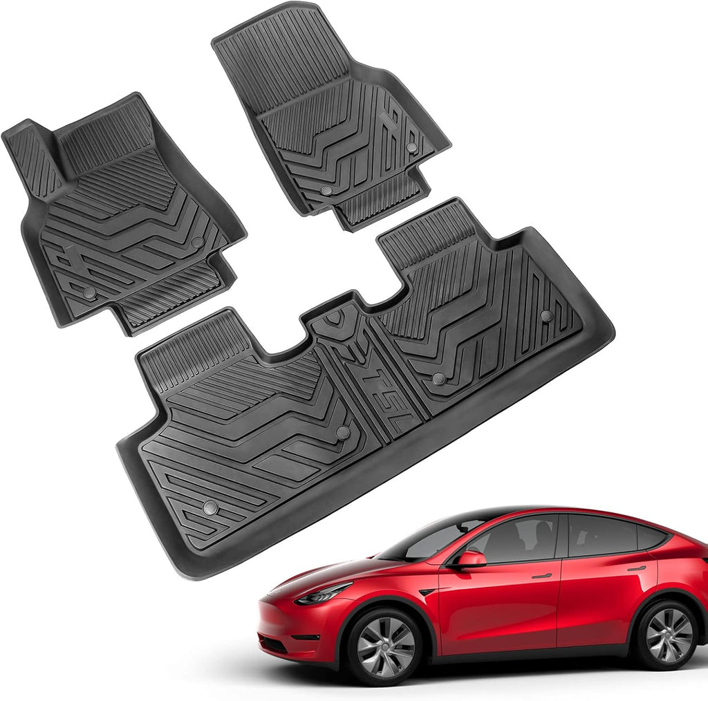 Tesla Model Y Frunk Mat Cargo Liner Floor Mat All Weather 5 Seat Accessories X3797