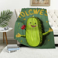 Pickles Flannel Throw Blanket O422