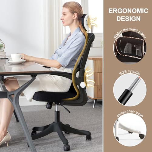 Ergonomic High Back Mesh Office Chair with Lumbar Support H8978