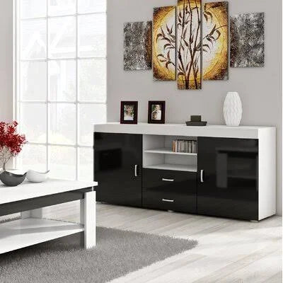 White 2 Drawer Sideboard V817009