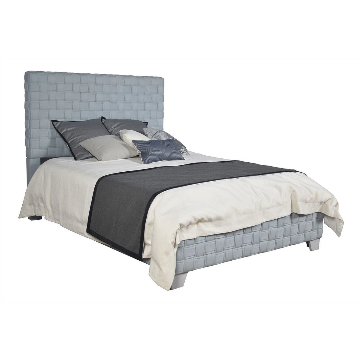 Chenille Upholstered Bed K30115