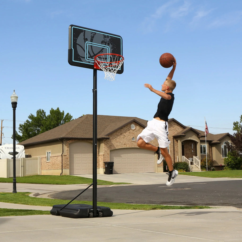 Adjustable Portable Basketball Hoop 44 inch HDPE Plastic H8876