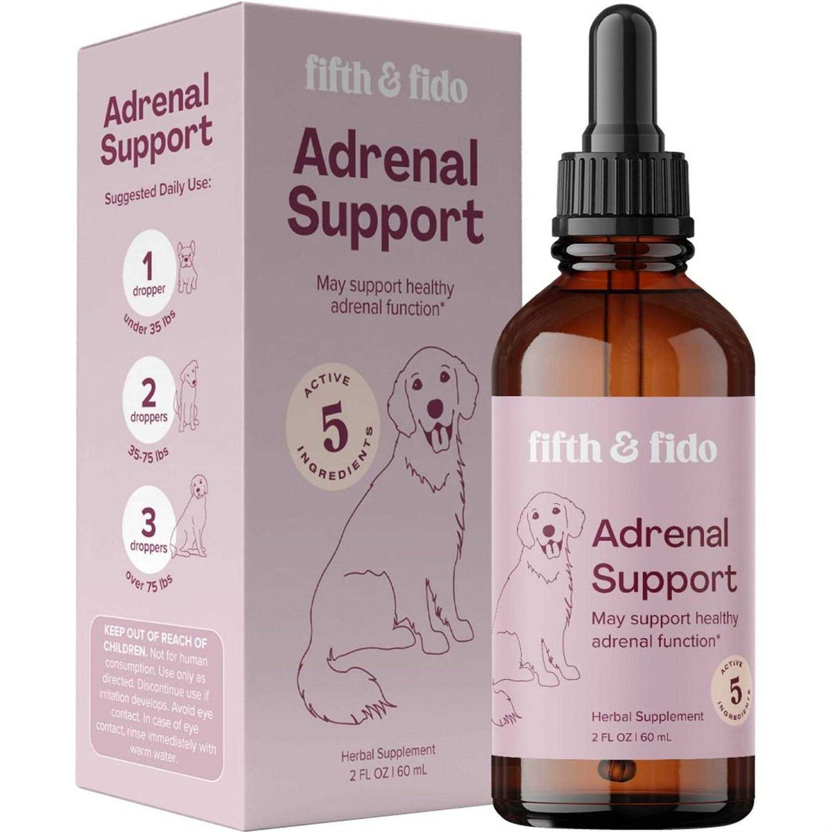 Adrenal Balance Liquid Hormone Supplement for Dogs & Cats L31824