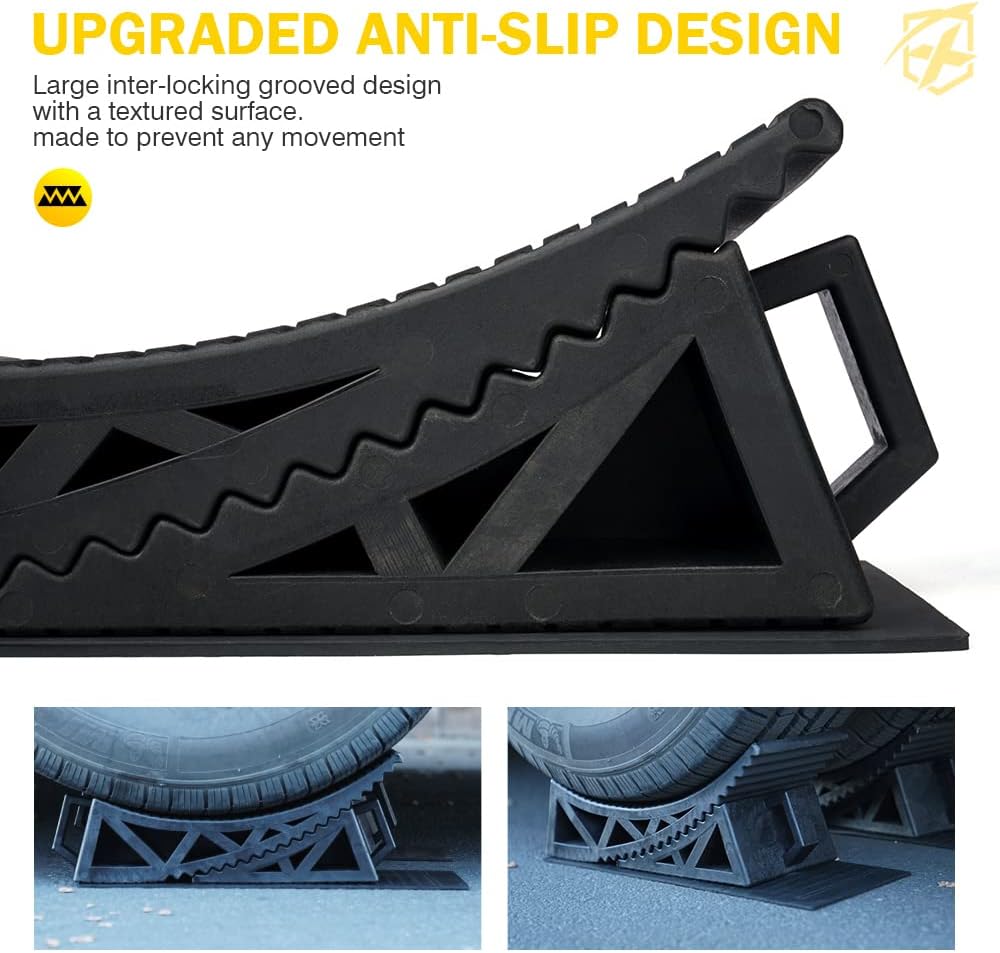 RV Leveling System Kit 2PCS with Anti-Slip Mats T1162