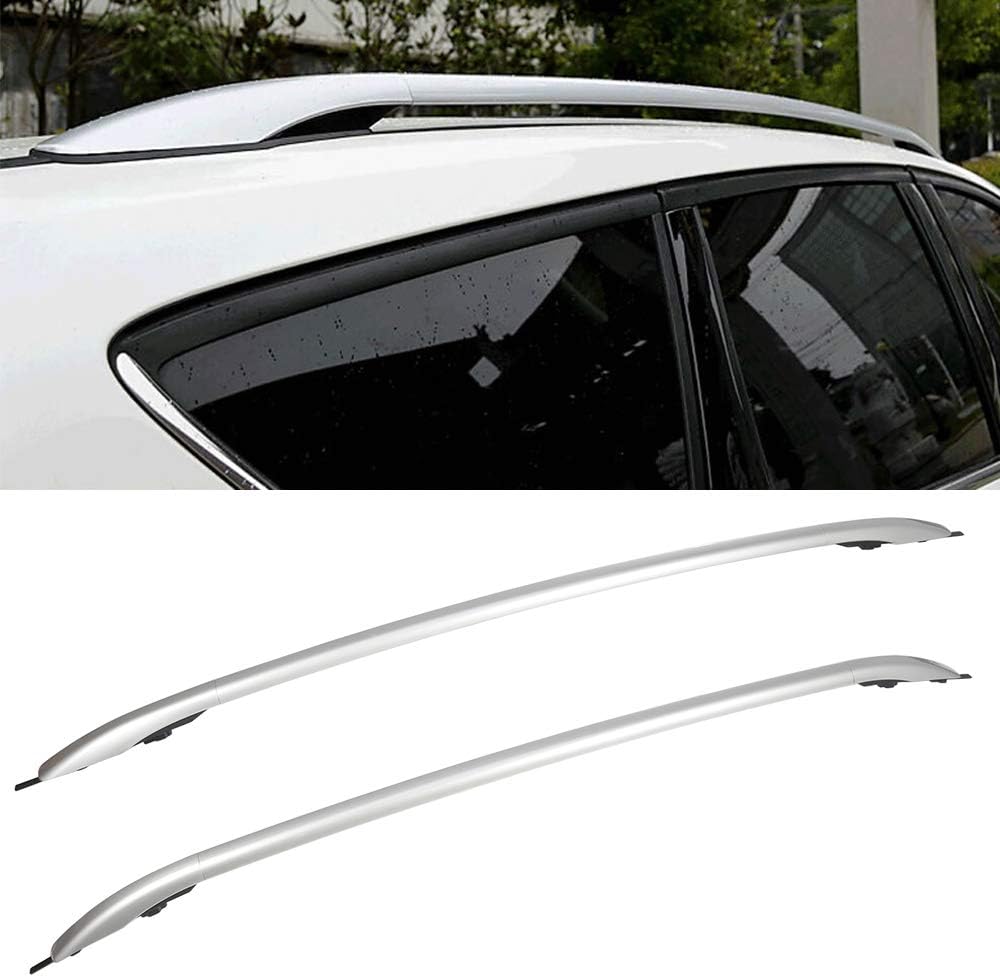 Silver Roof Side Rails Cargo Carrier U2965