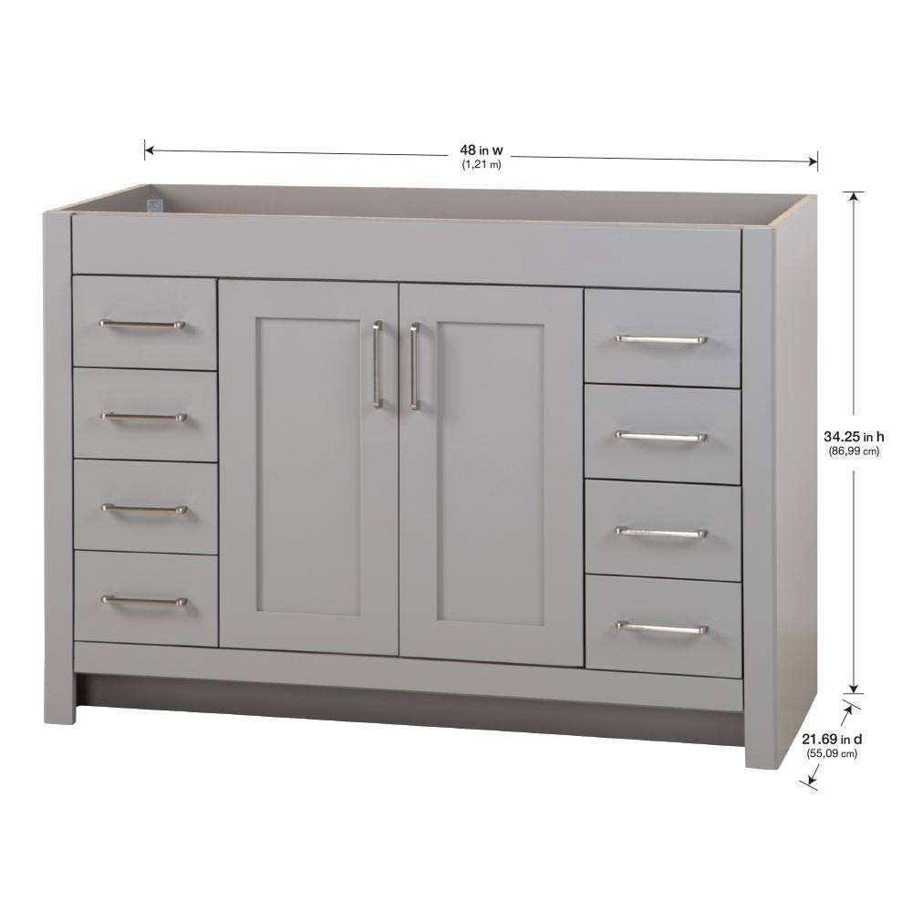 Sterling Gray Bath Vanity Cabinet T455035