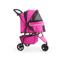 Reflective Gray Pet Stroller F1894