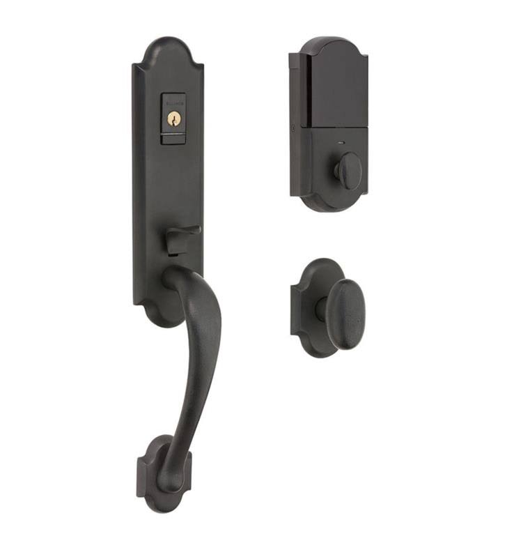 Evolved Boulder Left Handed Single Cylinder One-Piece Handle Venetian Bronze V994