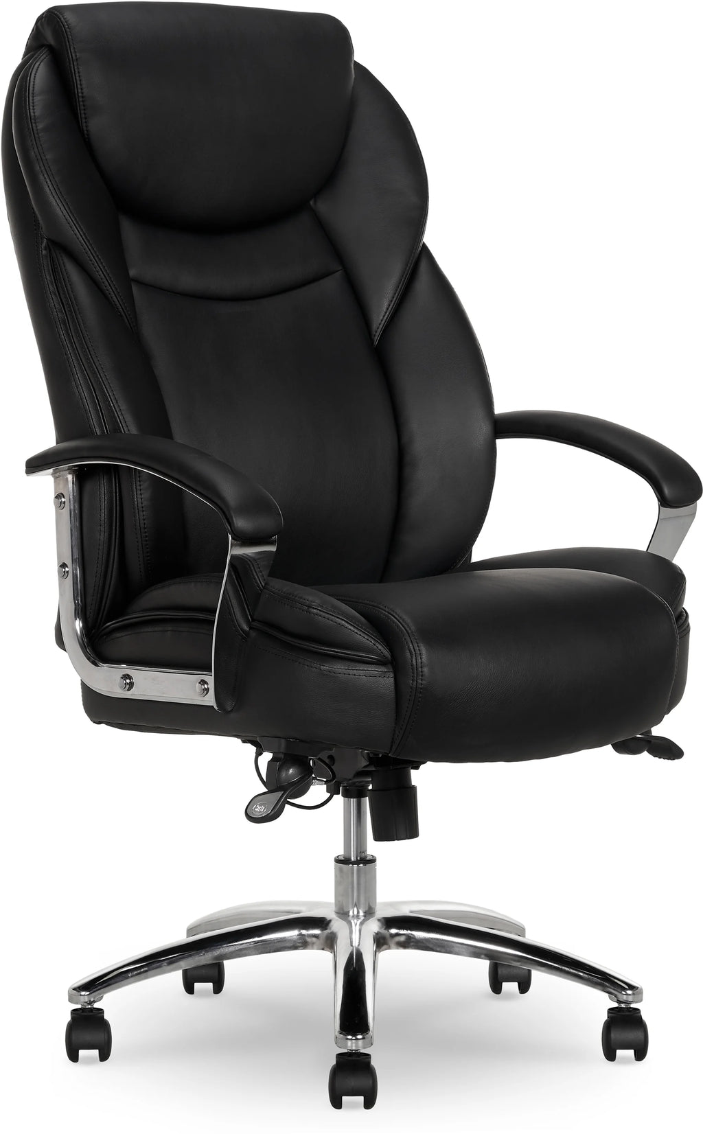 Black Bonded Leather Big & Tall Office Chair D26241