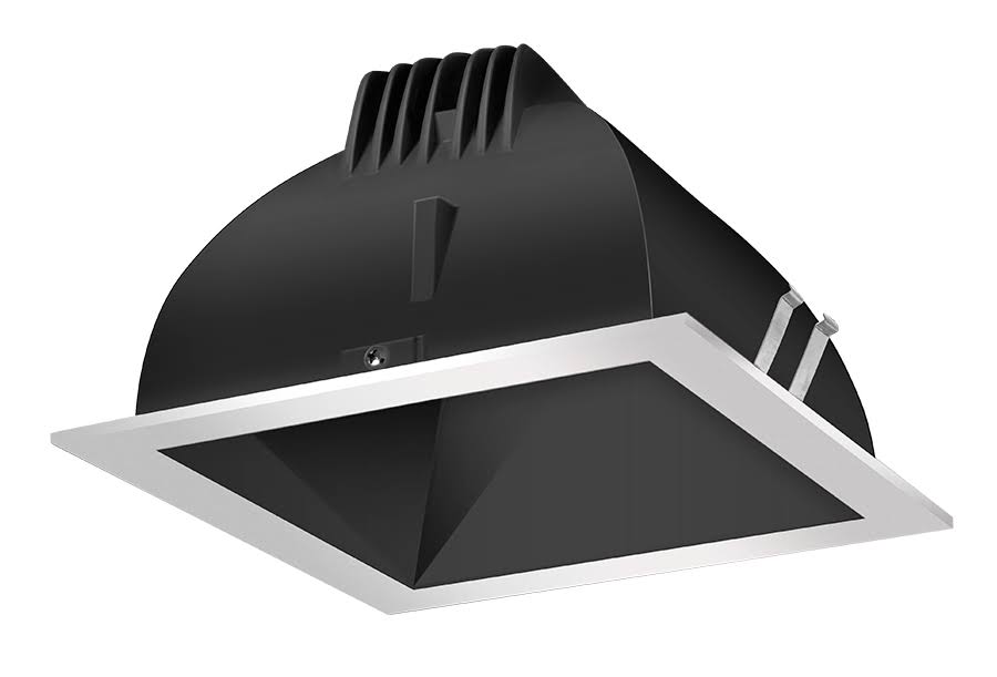 Black Cone Silver Ring LED Trim L4387