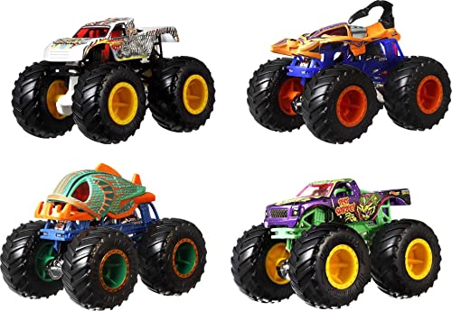 Set of 4 1:64 Scale Toy Trucks L191333