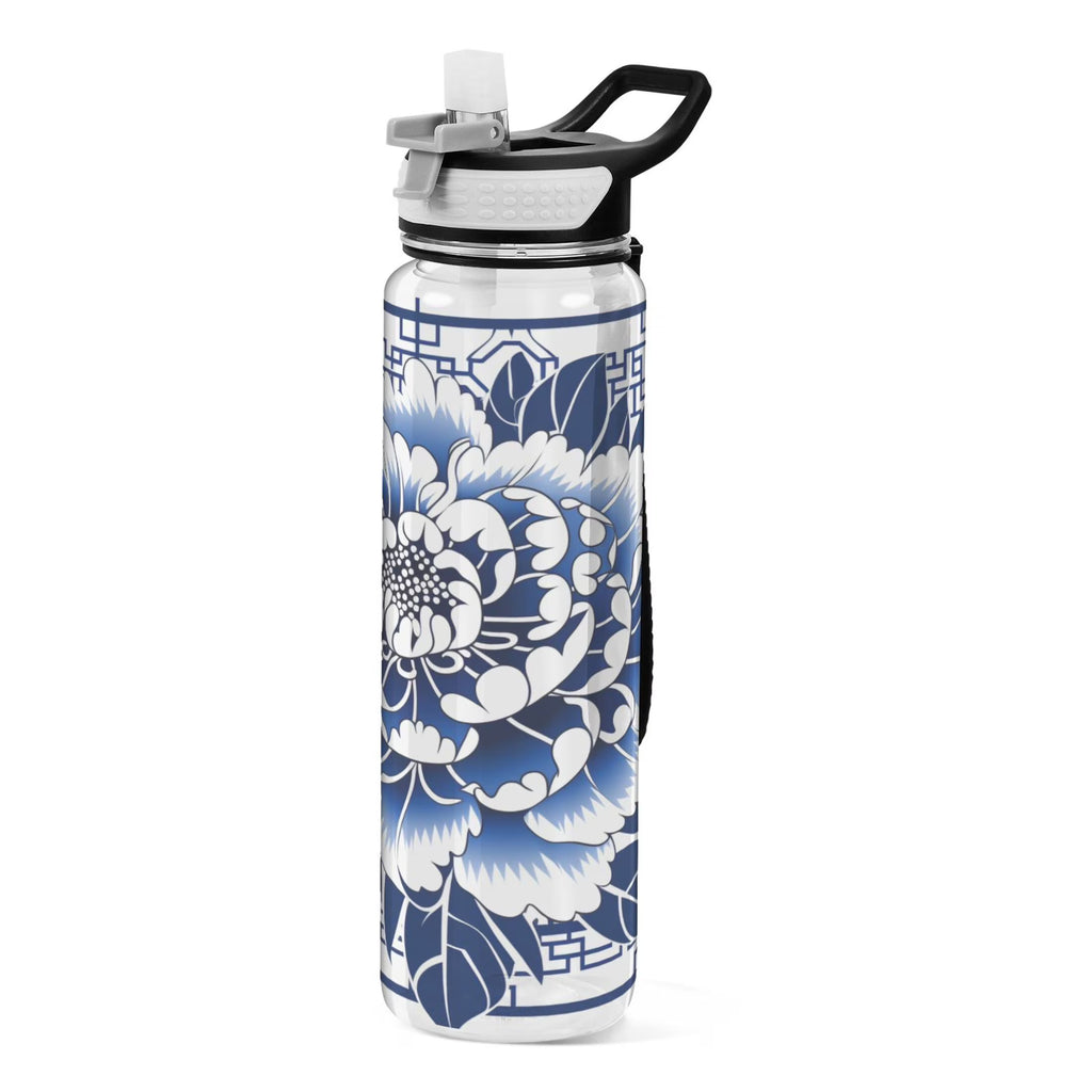 32oz Tritan Clear Water Bottle with Straw K9301