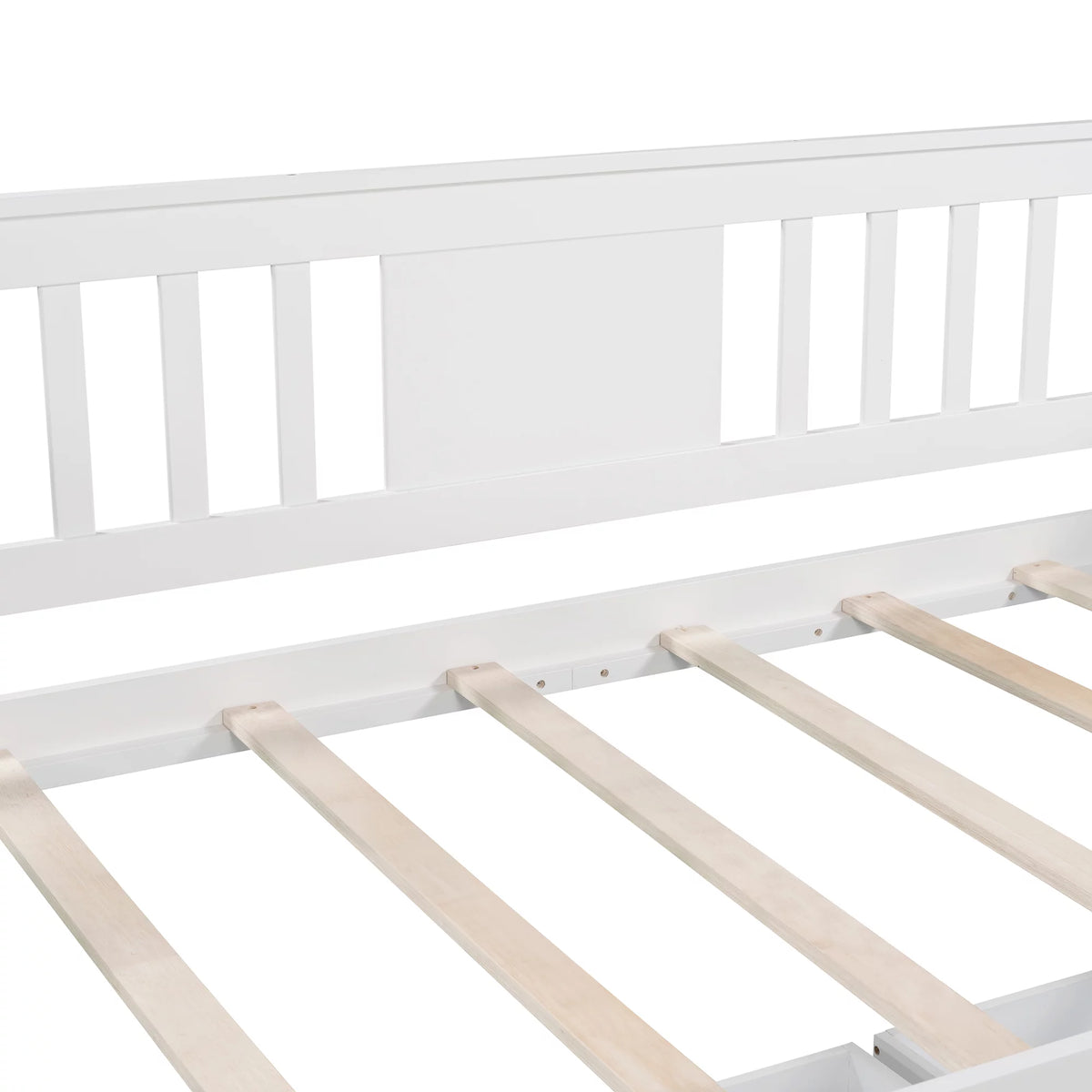 Twin Size White Daybed with Two Drawers C94829