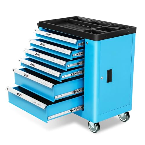 Green 7-Drawer Rolling Tool Cabinet Chest O4443