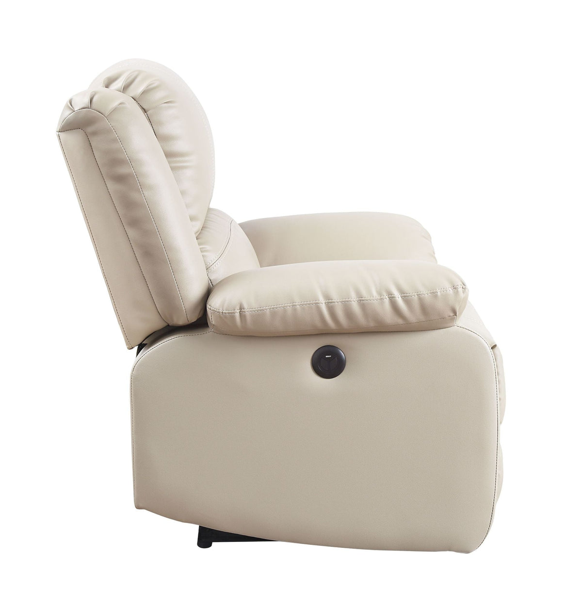 Beige PU Power Motion Sofa T3992