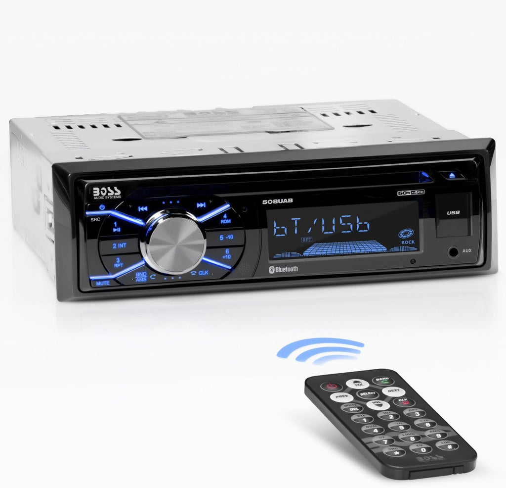 Double Din Bluetooth Car Stereo with CD, USB, AUX, AM/FM Radio Receiver J375
