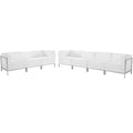 White 5 Piece Leather Sofa Set X530