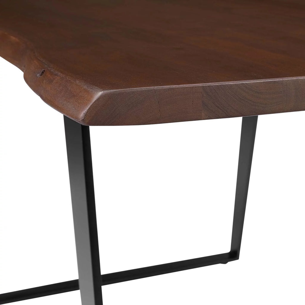 60" Live Edge Acacia Wood Dining Table R3328