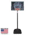 Adjustable Portable Basketball Hoop 44 inch HDPE Plastic H8876