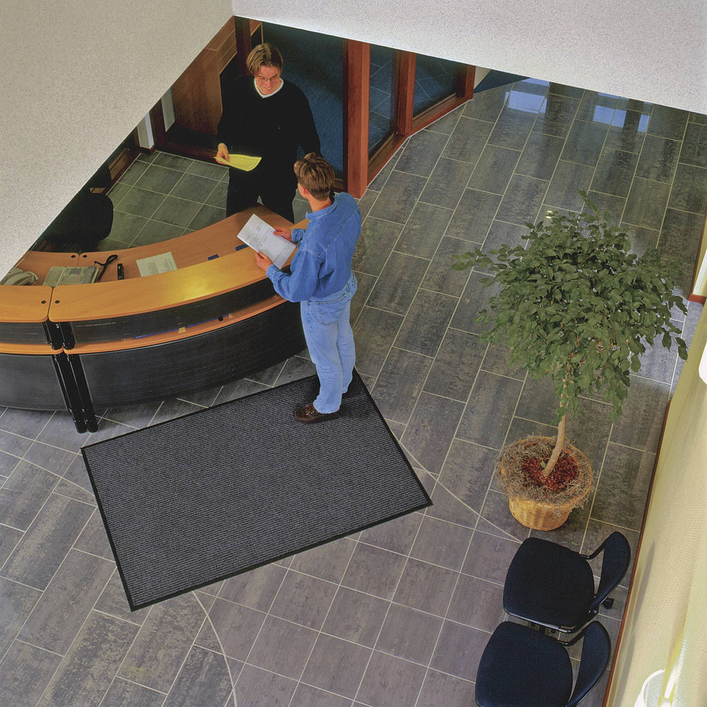Charcoal 3 x 5 ft Carpeted Entrance Mat J731