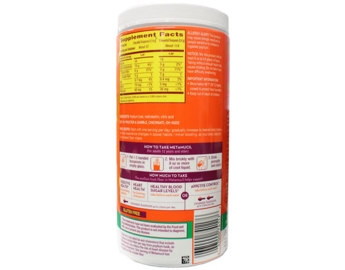 23.3 Ounce Psyllium Fiber Powder, No Sugar, Unflavored P6639