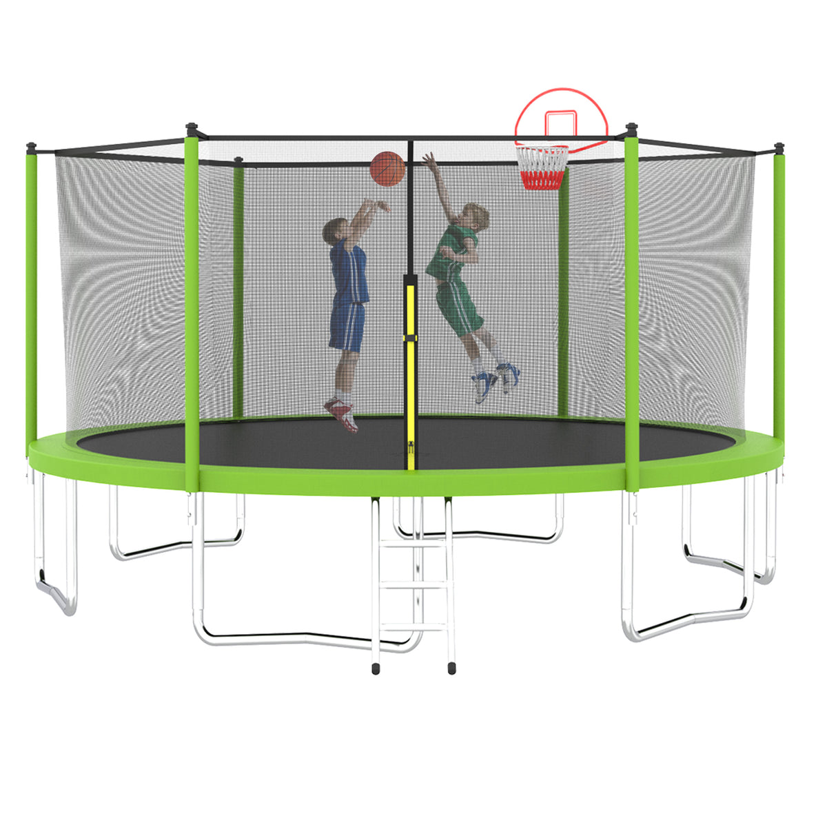 1300LB 15FT Trampoline with Enclosure D54298