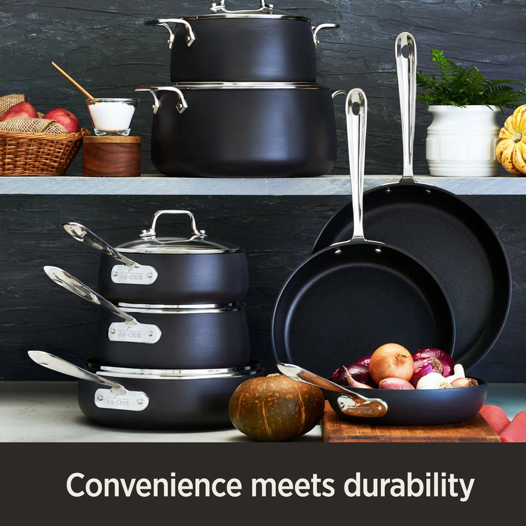 4-Quart Black Nonstick Hard Anodized Saute Pan L9055