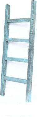 Rustic Decorative Ladder 4 ft Recycled Reclaimed Wood B1481