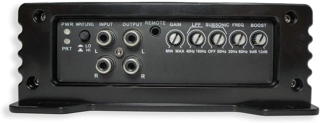 Compatible with Universal Car Dual 10 Loaded Vented Port Sub Box Enclosure with Amplifier V18684