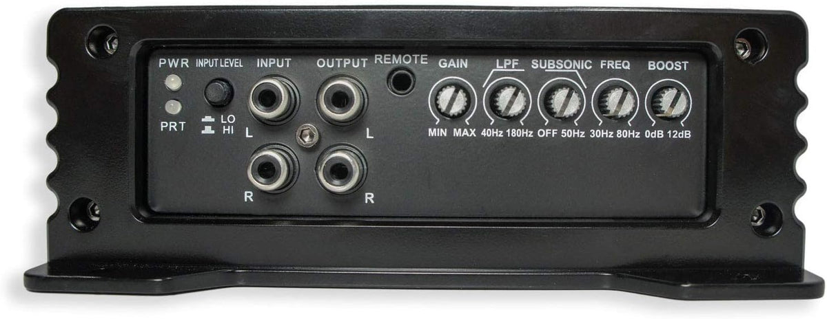 Compatible with Universal Car Dual 10 Loaded Vented Port Sub Box Enclosure with Amplifier V18684