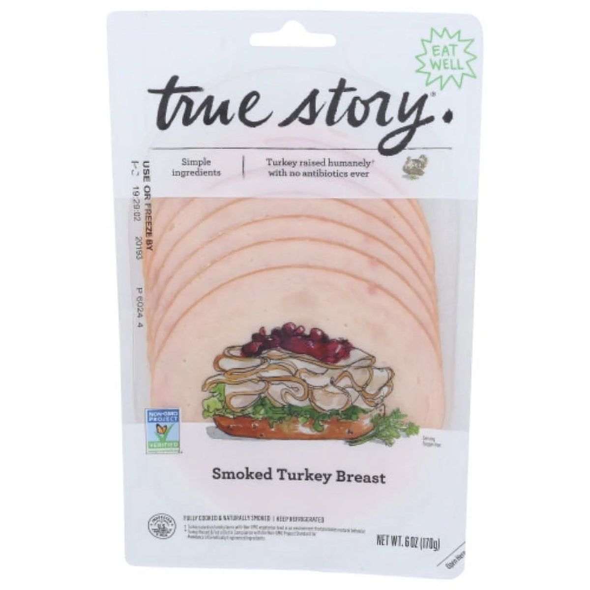 Smoked Turkey Breast 6 Oz - Pack of 12 C10903