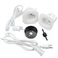 White Plastic In-Wall Cable Management Kit P89766