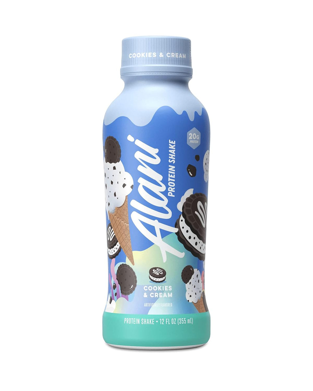 Cookies & Cream Protein Shake, 4 Pack, 12 Fl Oz H176