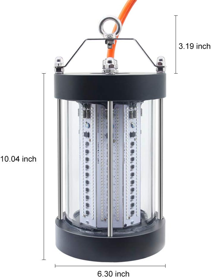 35000 Lumens 500W IP68 Waterproof Underwater LED Fishing Light V224963