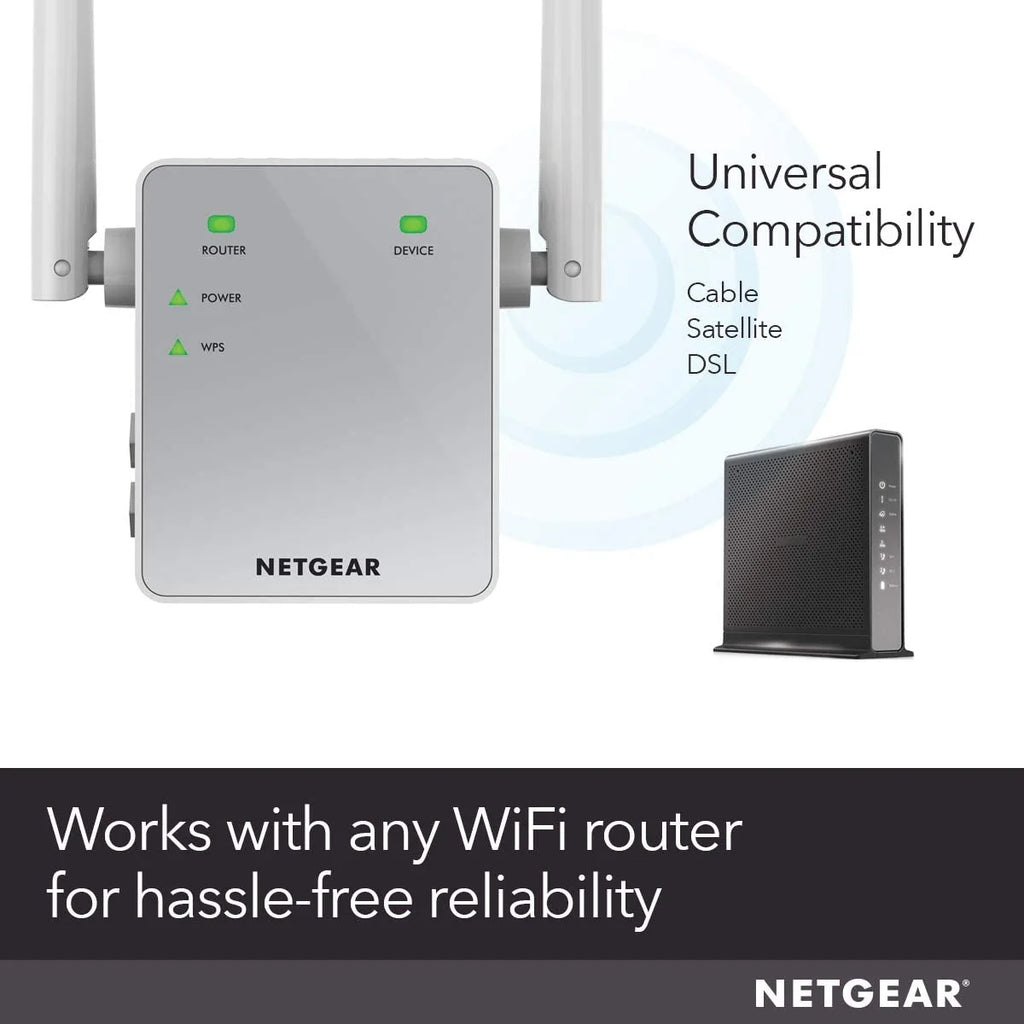 AC750 Dual Band Wi-Fi Range Extender, Up to 1000 Sq Ft O1884