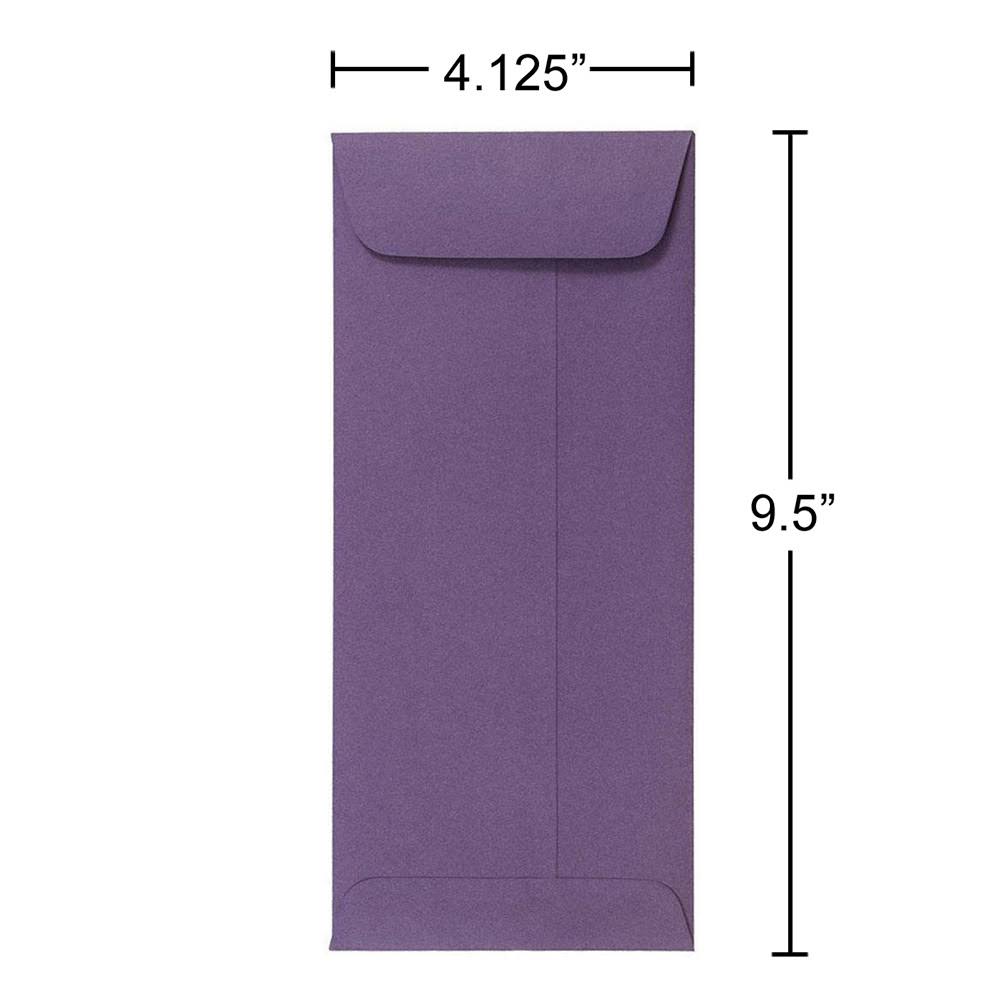 #10 Policy Envelopes 4 1/8 x 9 1/2 Dark Purple 1000/Carton D442