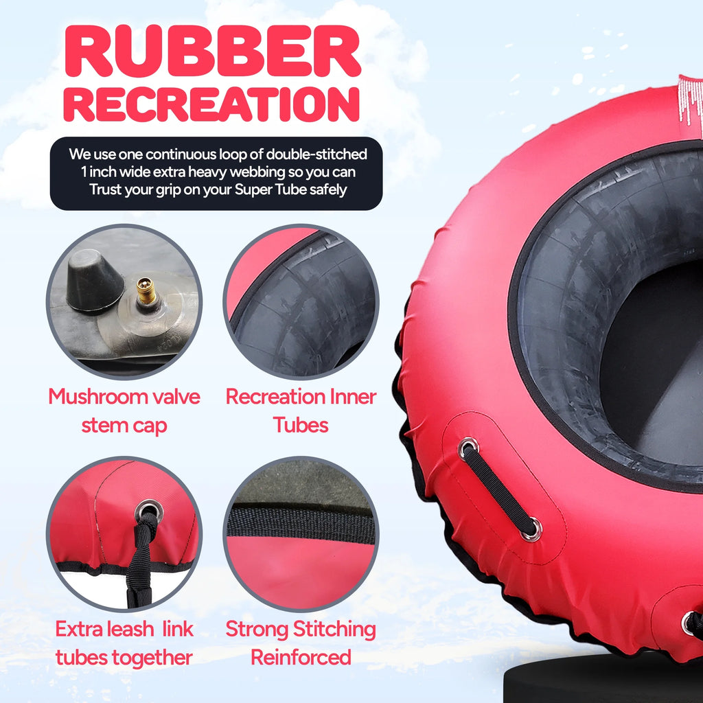 Red Heavy Duty Inflatable River Tube N748923