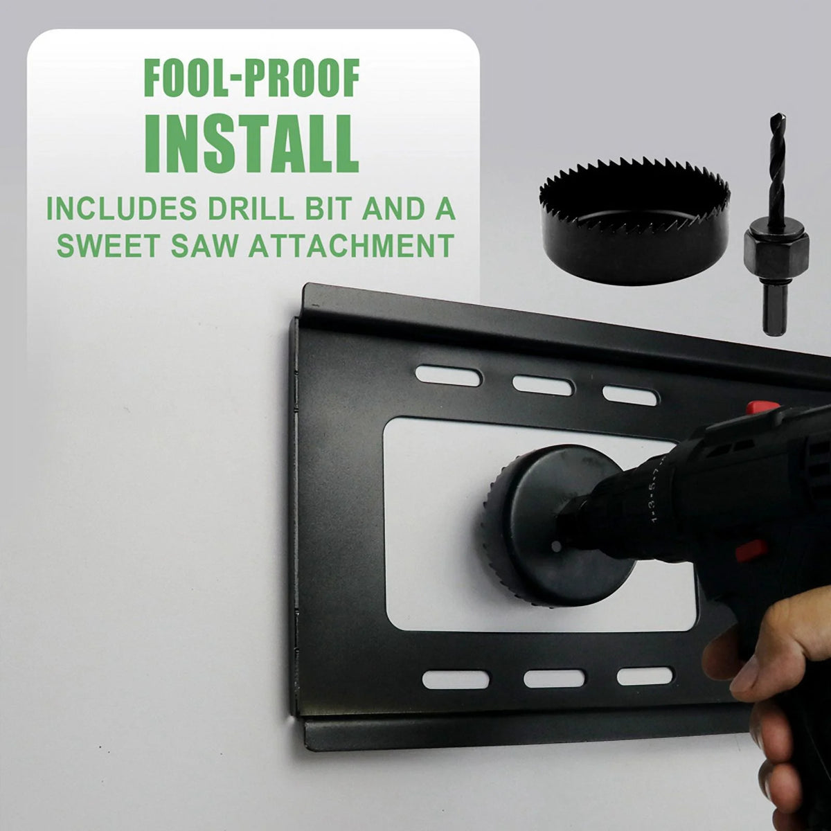 White Plastic In-Wall Cable Management Kit P89766