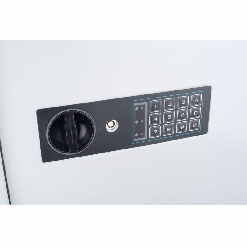 White Digital Wall Safe A5197