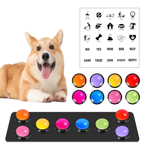 4-Pack Talking Pet Buttons B164