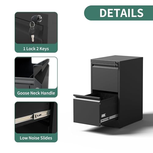 3 Drawer Vertical Metal File Cabinet with Lock L682