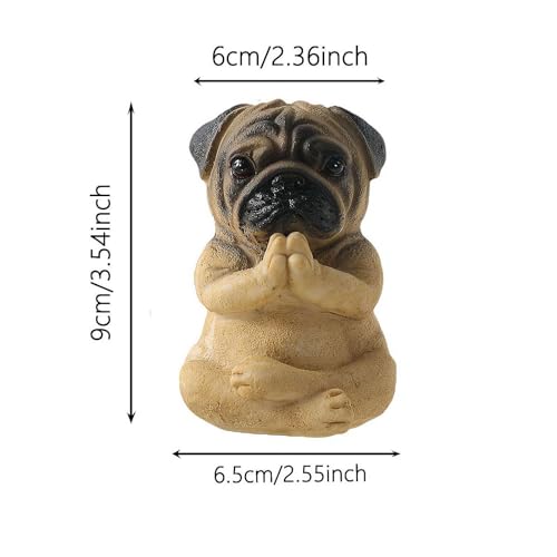 Large Meditation Sitting Dog Statue D206